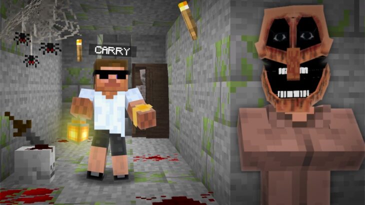 i Found Scary VILLAGER MIMIC DWELLER 😱 in Minecraft..