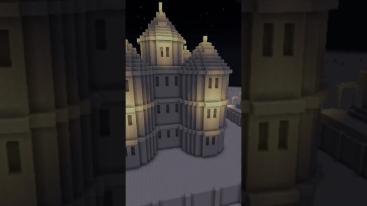 【マイクラ 建築 砂漠】砂漠の夜を作る　#minecraft #マインクラフト #マイクラ建築