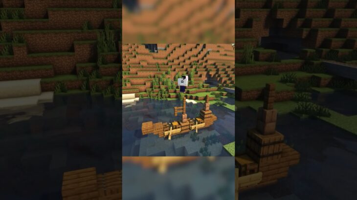 ちょこっと建築：船【マイクラ】【minecraft】