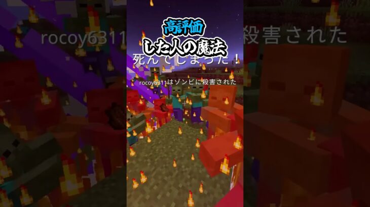 〇〇した人の魔法【マインクラフト】#マイクラ #shorts