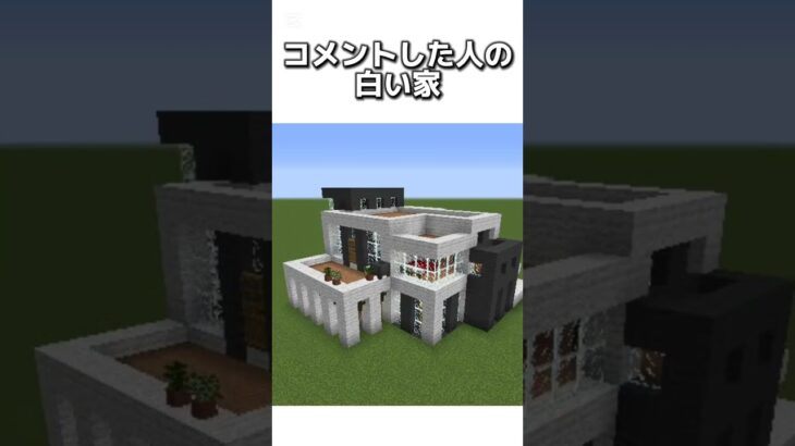 〇〇した人の白い家 #マイクラ #マインクラフトswitch #マインクラフト#minecraft #まいくら #スイッチ