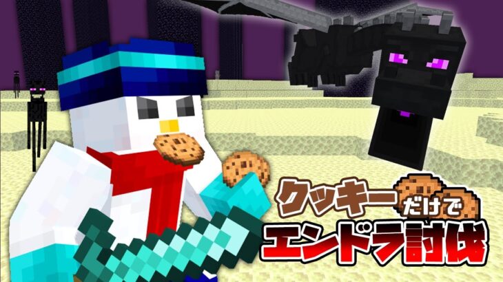 【マイクラ】バレンタインということで、クッキー縛りでエンドラ討伐！【おらふくん視点】