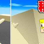 超巨大なピラミッド建てるまで終われません！【マイクラ】