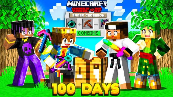100 Days But YOU CAN COMBINE ANYTHING In Hardcore Minecraft 😰