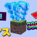 1マスでもドロップが3000倍なら？【マイクラ】【マインクラフト】