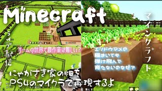 ちょっとだけ（1時間位）配信！続：にゃがさき家の畑作るよ！#マイクラ#Minecraft#マインクラフト#マインクラフトライブ配信