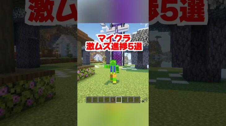 最難関の裏進捗5選…!!【マイクラ】