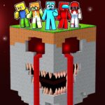 Atrapados en Un CHUNK de TERROR en Minecraft!