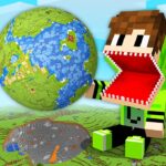 COMI o MUNDO INTEIRO do MEU AMIGO no Minecraft