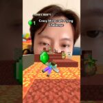 Crazy Minecraft Steve Flying Challenge! 🤯 #games #gaming #minecraft #steve #trending #shorts  #omg