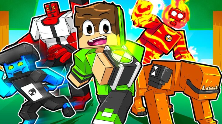 DESBLOQUEEI ALIENS DO BEN 10 NO MINECRAFT
