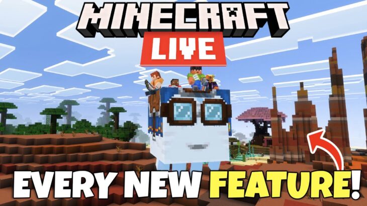 EVERY New Feature From MINECRAFT LIVE! RIDEABLE GHASTS, Shaders Update, Spring Update, 3 NEW CAPES!