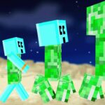 Evolving as a CREEPER in Minecraft