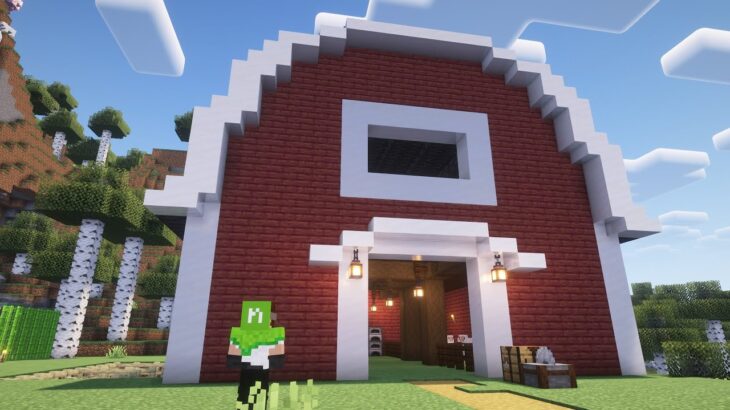 Finishing My Barn in My Minecraft Forever World