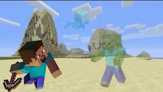 I tried to fight an invisible mob💀😭😭 (Minecraft mod)