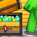 JJ Use TINY MOD To Rob Mikey In Minecraft! (Maizen)