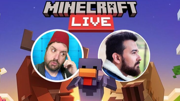 James and Gluon Watching Minecraft LIVE – Then Playing Minecraft