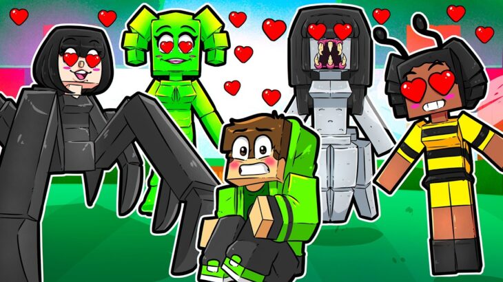 MOBS VIRARAM MENINAS NO MINECRFT 3