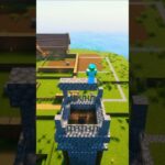 【マイクラ建築】恐竜のいる世界に避雷針立てる⚡️【恐竜MOD】#minecraft #minecraftbuilding #マイクラ #マインクラフト #shorts