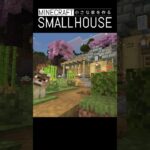 Minecraft:小さな家を作る-02_縁側のある小さな平屋【無編集・無言・ノンストップ・ASMR】#shorts #minecraft #マインクラフト  #マイクラ
