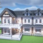 【マイクラ建築】ペールオークの家の作り方【マインクラフト】【Minecraft】