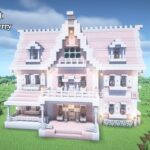 【マインクラフト】桜とペールオークの家の作り方【マイクラ建築】【Minecraft】