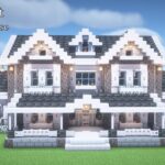 【マインクラフト】ペールオークの家の作り方【マイクラ建築】【Minecraft】