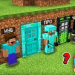 ДВЕРИ МАЙНКРАФТ: НУБ ПРОТИВ ПРО ПРОТИВ ЧИТЕР ПРОТИВ БОГ БАТЛ | Компот Minecraft