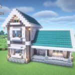 【マインクラフト】ペールオークの家の作り方【マイクラ建築】【Minecraft】