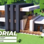 Minecraft: How to build a modern house (Tutorial – Easy)