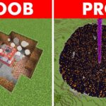 Minecraft NOOB vs PRO: CRAZIEST TNT BUNKER BUILD CHALLENGE