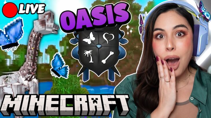 Minecraft Oasis Makeover LIVE