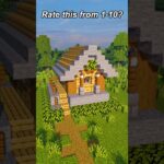 Minecraft small wooden house #shorts #minecraft #minecraftbuilding