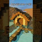 Minecraft wooden lake house #shorts #minecraft #minecraftbuilding