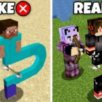 Recreating FAKE Minecraft Shorts in REAL