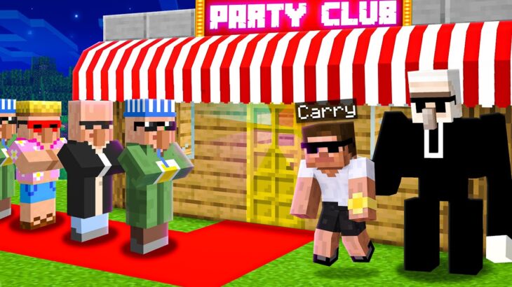 Sneaking into Villager’s Secret Party in Minecraft..
