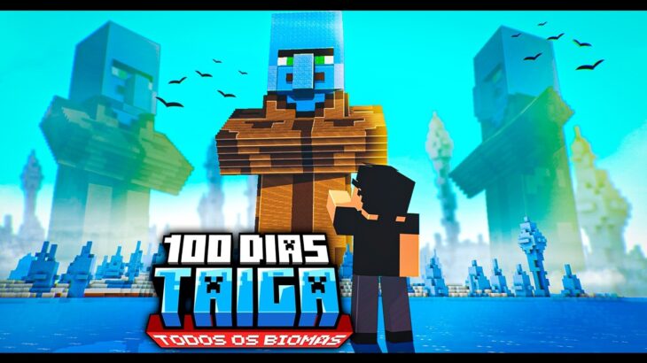 Sobrevivi 100 dias na TAIGA do Minecraft – O FILME