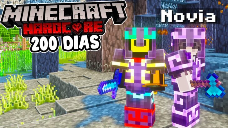 Sobreviví 200 Días con Mi Novia ♥️ en Minecraft Hardcore