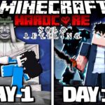 Surviving 100 Days in SOLO LEVELING in Minecraft Hardcore… Here’s What Happened!