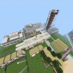 巨大な研究都市プレハブ会場系施設づくり【マインクラフト 建築クリエイティブ Switch版】 クリエイティブ