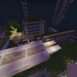 研究都市の会場内プレハブ建築工事【マインクラフト　クリエイティブ Switch版】