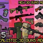 TOP 5 Best Realistic 3D Gun Addon Update for Minecraft Bedrock Edition 1.21+ | Creator Crafter321