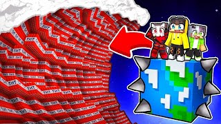 Tnt Tsunamisine Karşı En Güvenli Gezegen İnşa Ettik! 🧨 | Minecraft