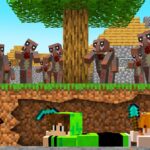 VILLAGERS VIRARAM ZUMBIS NO MINECRAFT