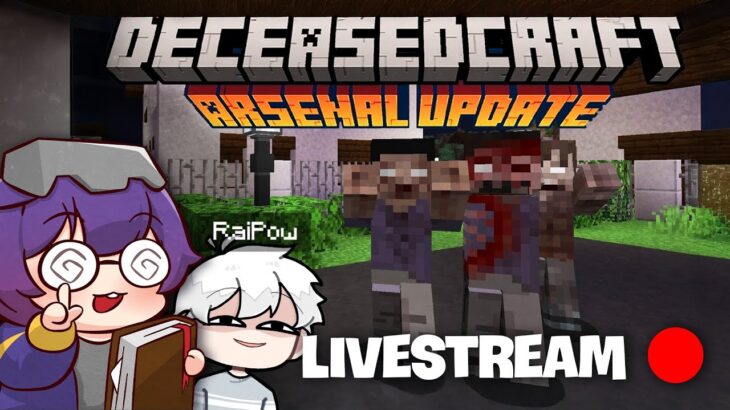 (VỪA  SẬP STREAM) Minecraft Zombie cung Raipow, Cry, Dacvucat