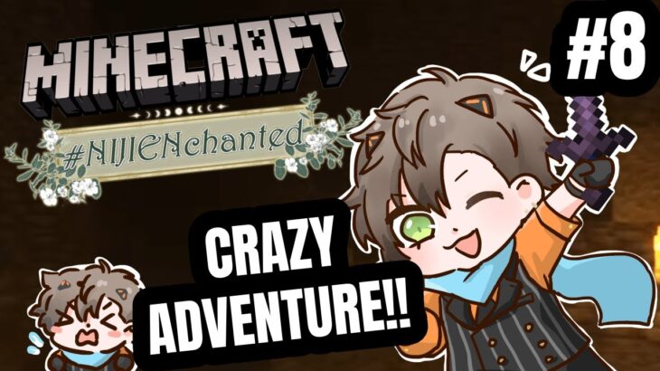 WILD ADVENTURES!!! #NIJIENchanted #8 【 MINECRAFT 】 【 NIJISANJI EN | Alban Knox 】