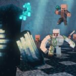 Warden vs Iron Golem and Villagers Army FIGHT MINECRAFT ANIMATION LIFE