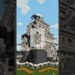 ペールオークで和風建築してみた #マイクラ #minecraft #マインクラフト #ゲーム実況