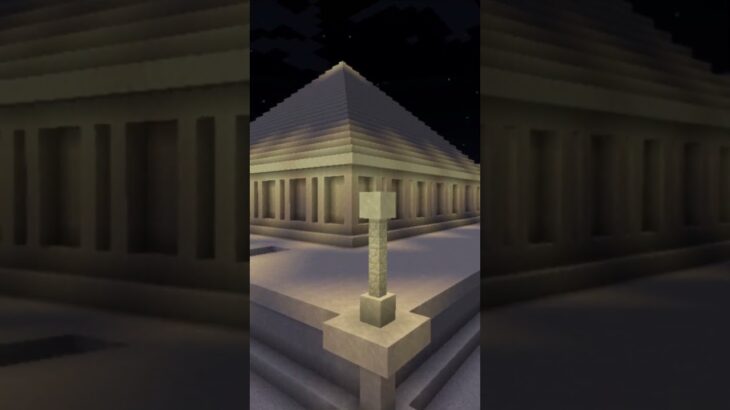 【マイクラ 建築 砂漠】砂漠の夜を作る　#minecraft #マインクラフト #マイクラ建築