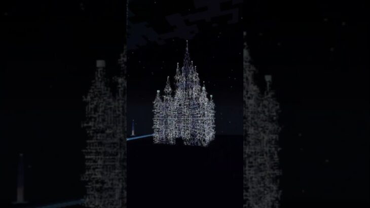 【マイクラ 建築 ガラスの家】幻想的な夜　マイクラ #minecraft #マインクラフト #マイクラ建築